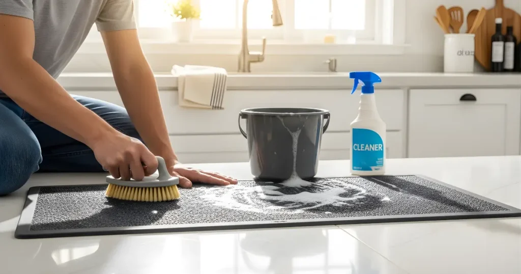 How To Clean Kitchen Mats
