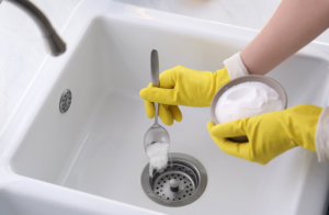 Remove drain odor naturally