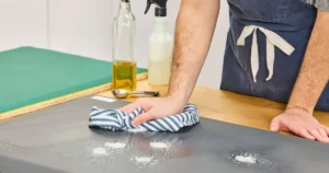 Rubber Kitchen Mats- Cleaning Process