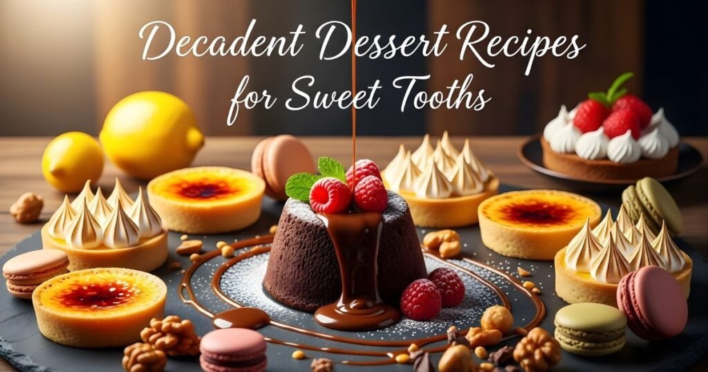 Decadent Dessert Recipes for Sweet Tooths Decadent Dessert Recipes for Sweet Tooths