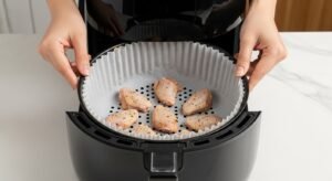the correct way to use an air fryer liner